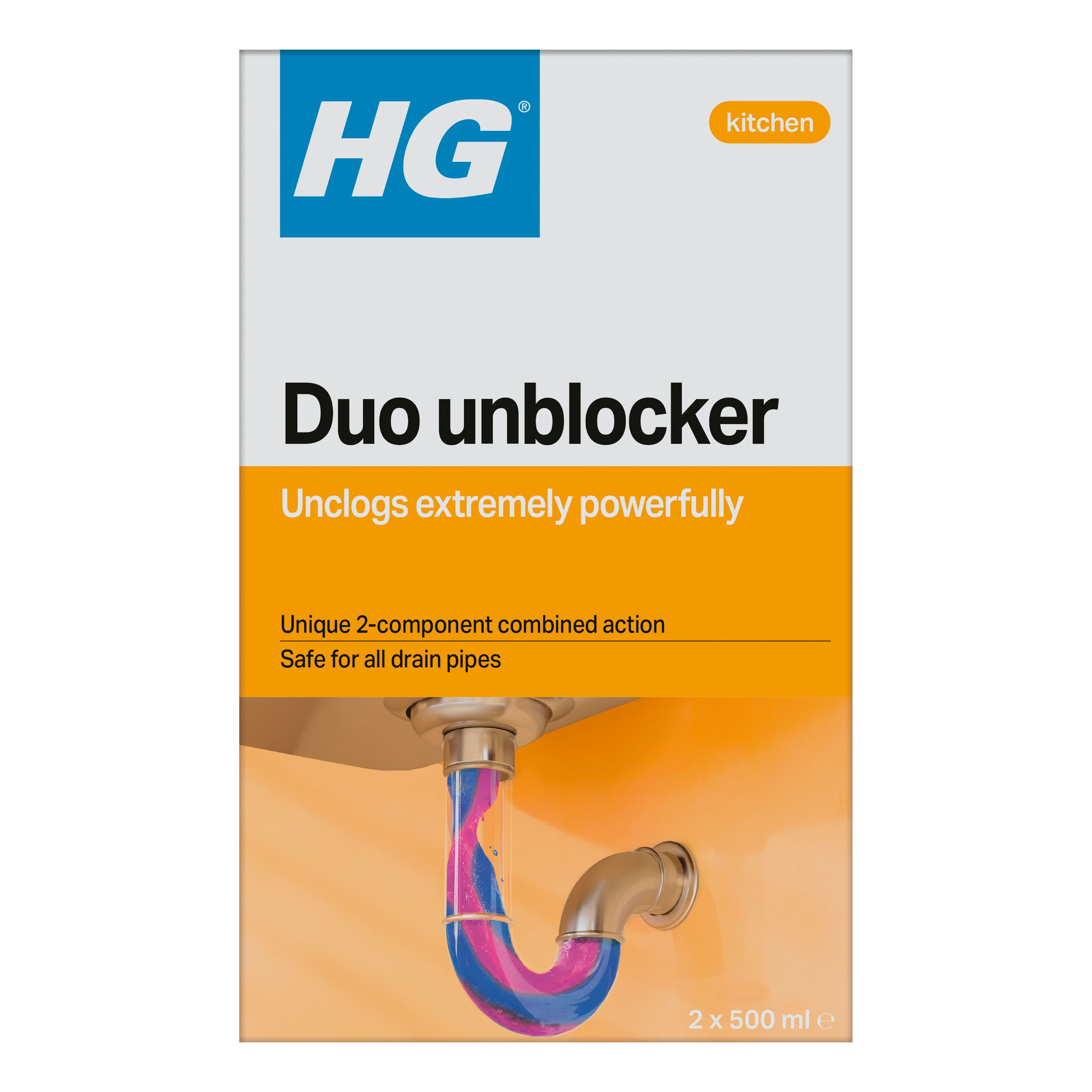 HG Duo N/A Drain unblocker 1L