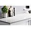 HI-MACS 20mm Matt Chamomile Stone effect Acrylic Square edge Kitchen Worktop, (L)2200mm