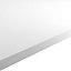 HI-MACS 20mm Matt Diamond white Stone effect Acrylic Square edge Kitchen Worktop, (L)2200mm