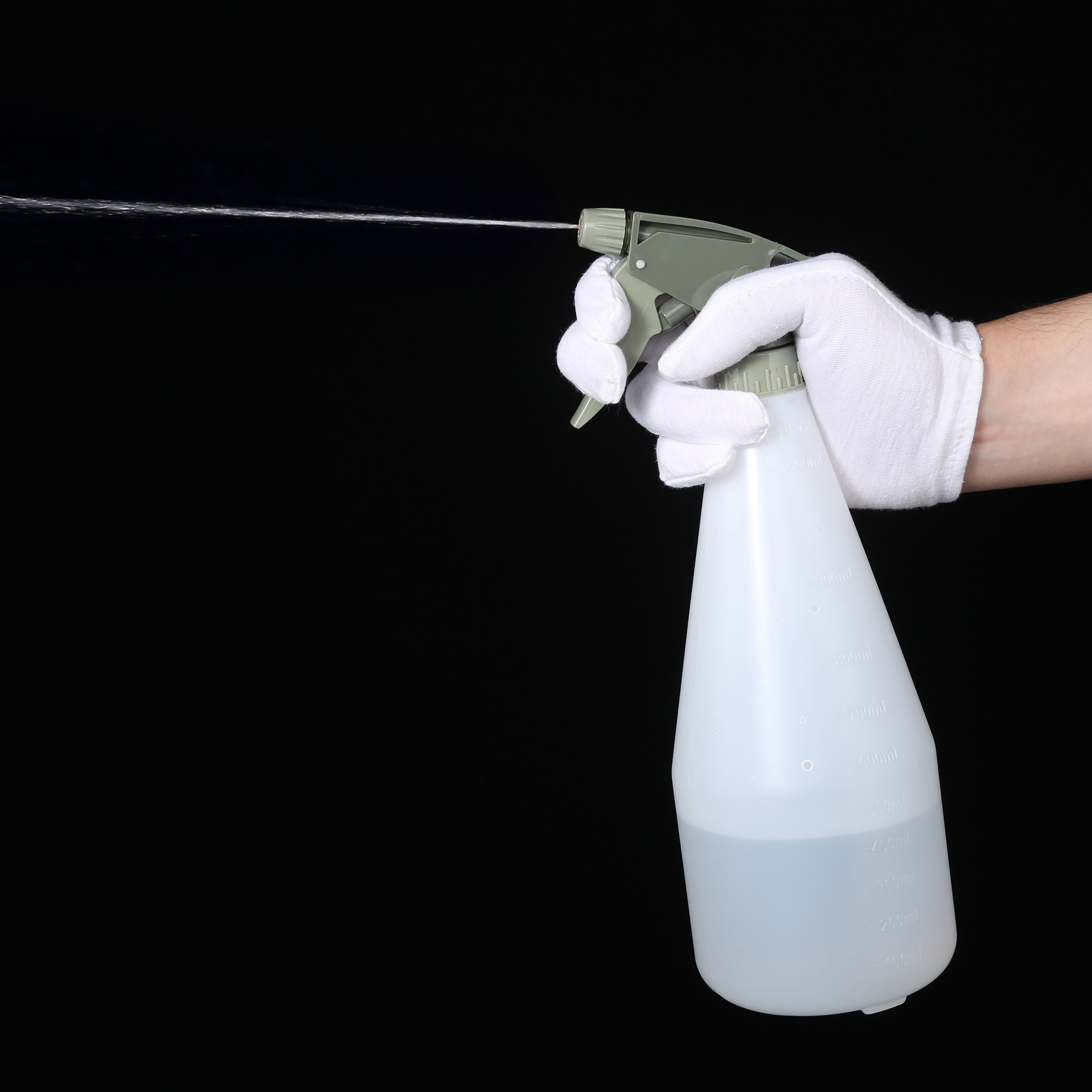 High-density polyethylene (HDPE), polypropylene (PP) & PVC Empty spray bottle