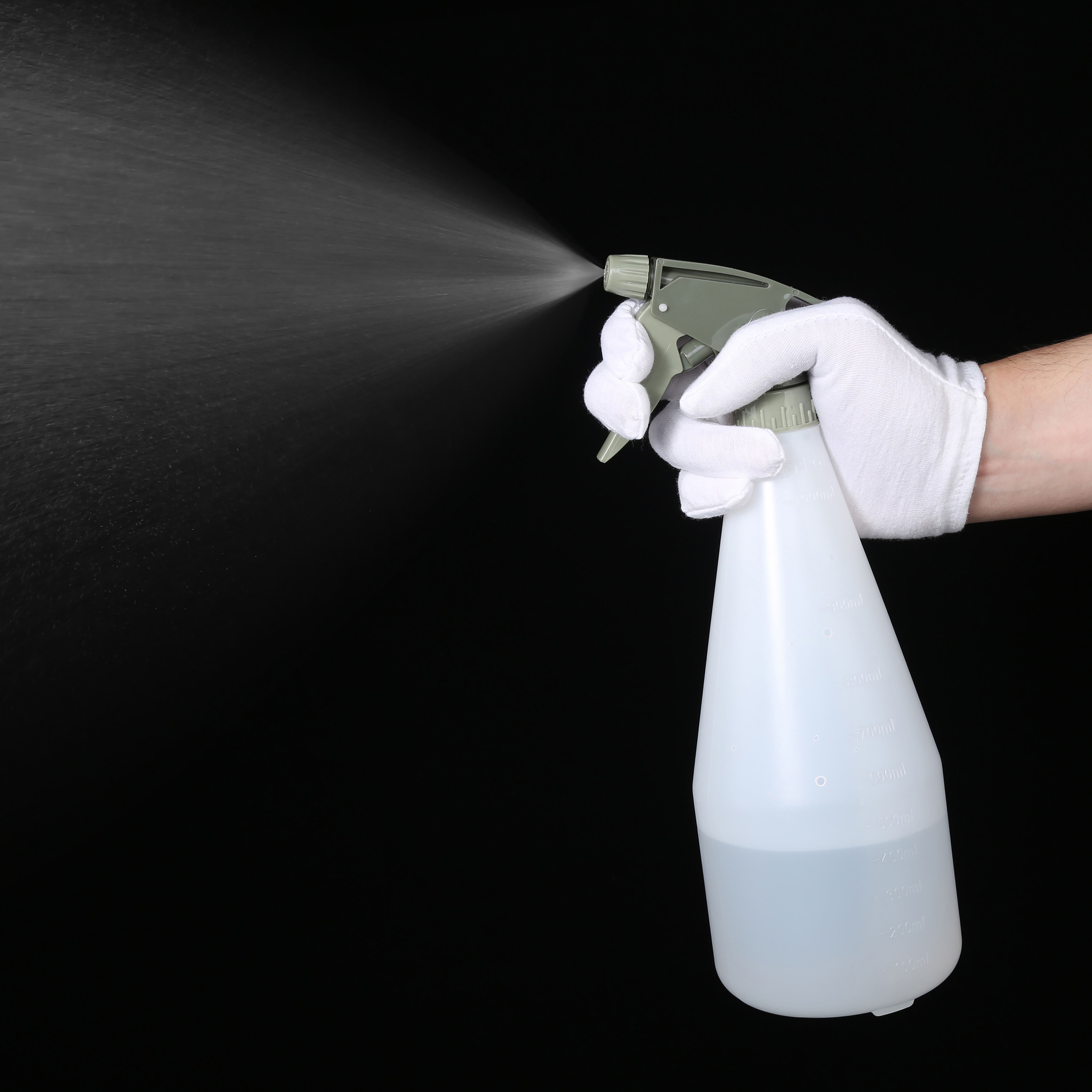 High-density polyethylene (HDPE), polypropylene (PP) & PVC Empty spray bottle