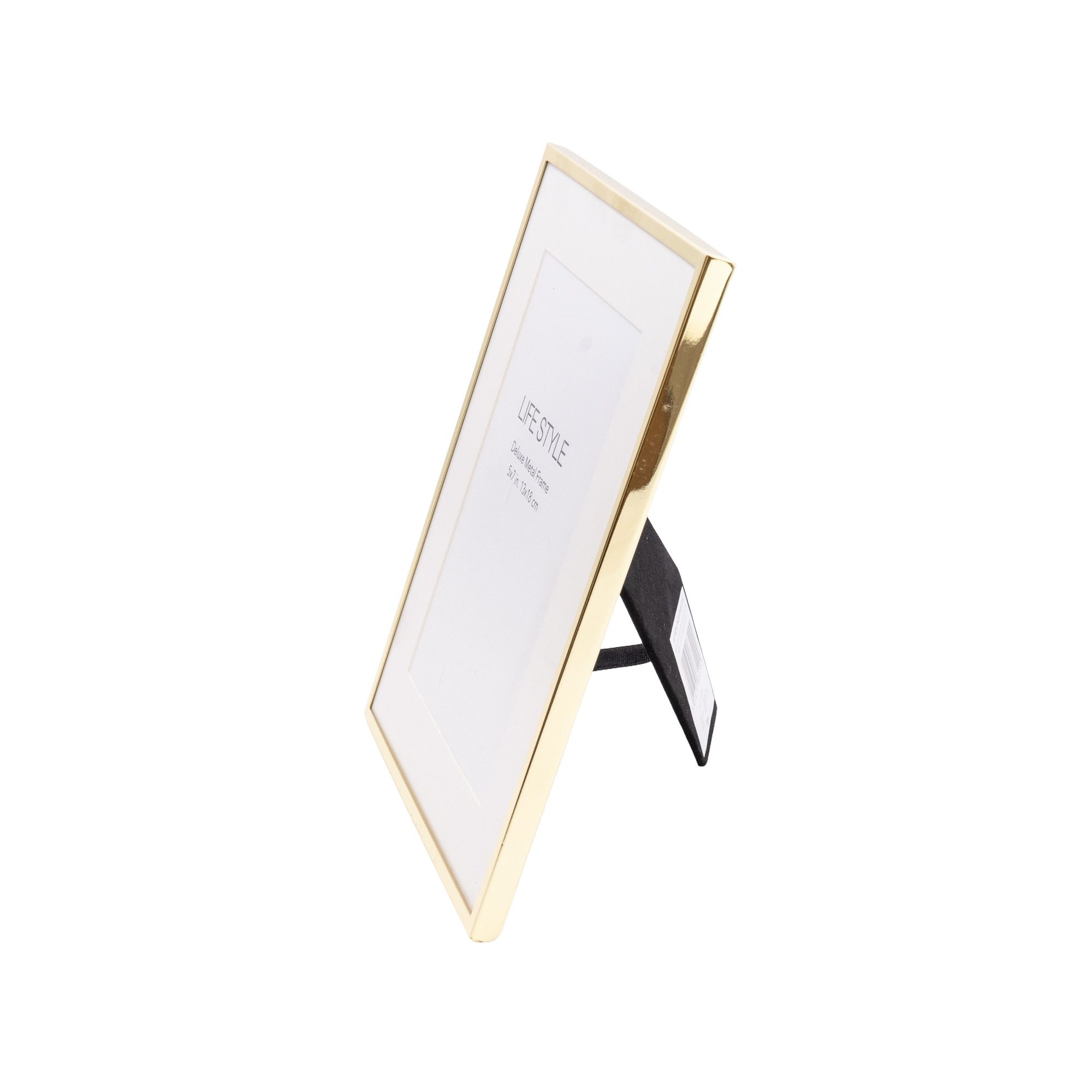 High gloss Gold effect Single Photo frame (H)23cm x (W)18cm