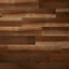 High gloss Walnut High gloss Wood effect Ceramic Wall & floor Tile, Pack of 7, (L)900mm (W)150mm