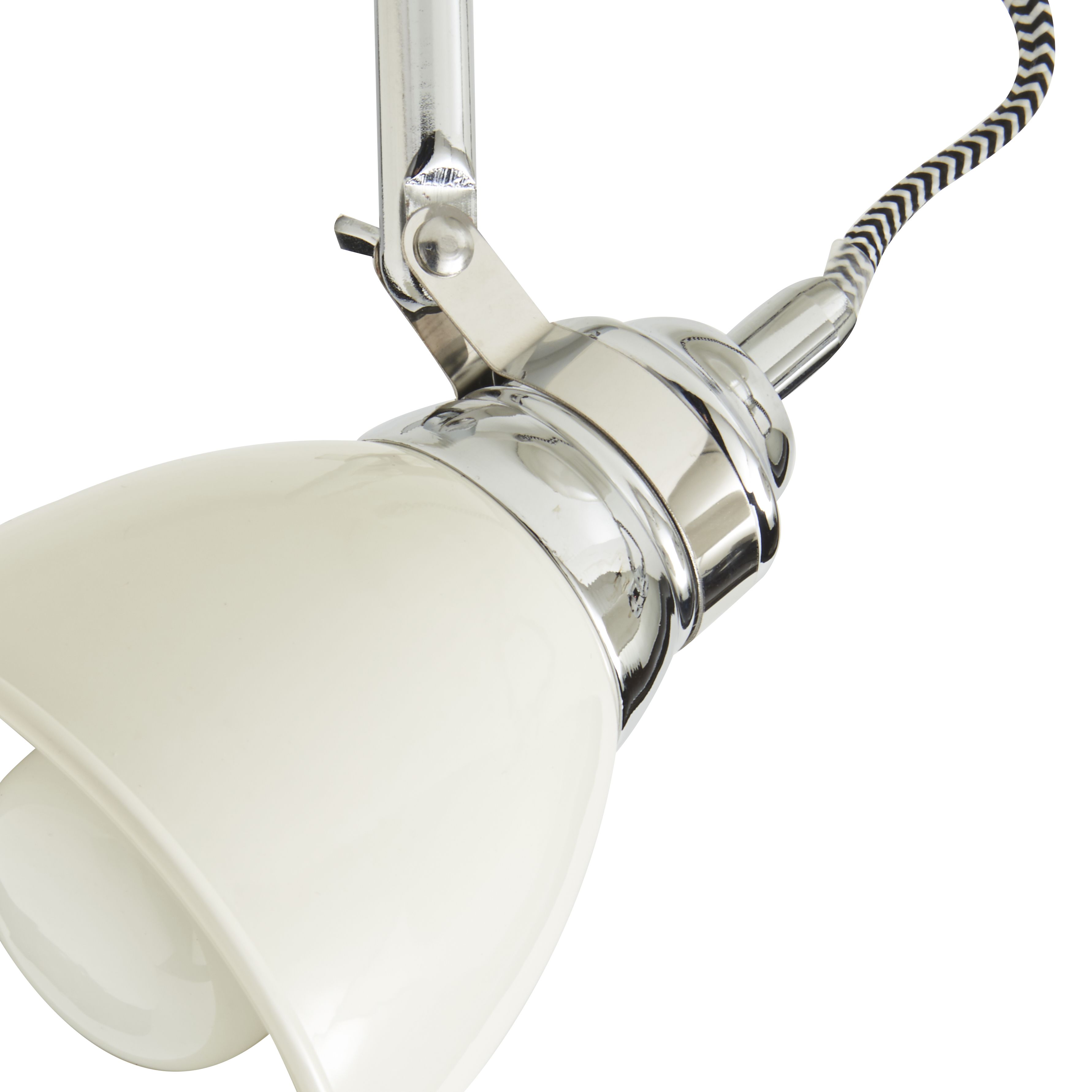 Hippolyta Gloss Limestone 2 Light Spotlight