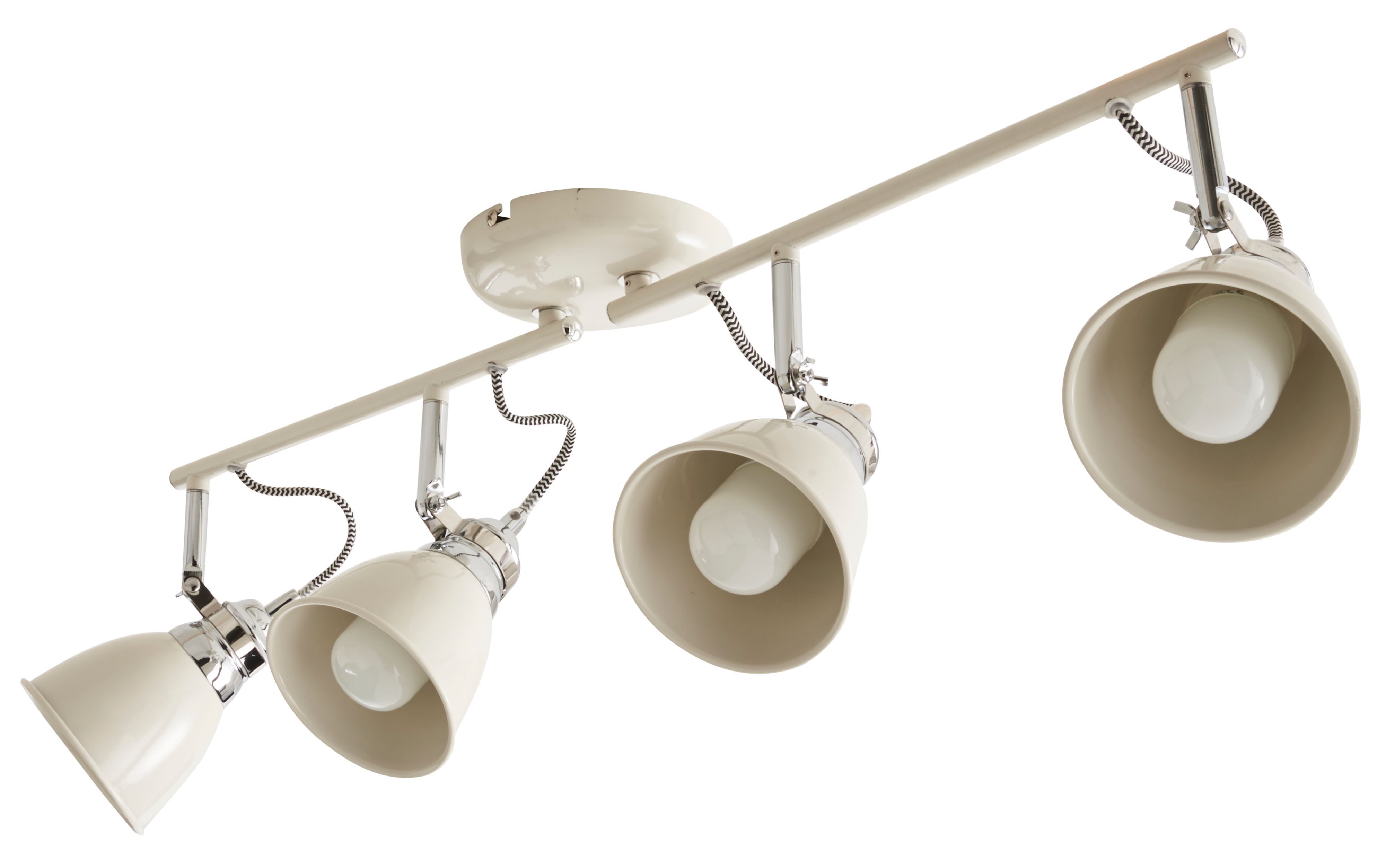 Hippolyta Gloss Limestone 4 Light Spotlight