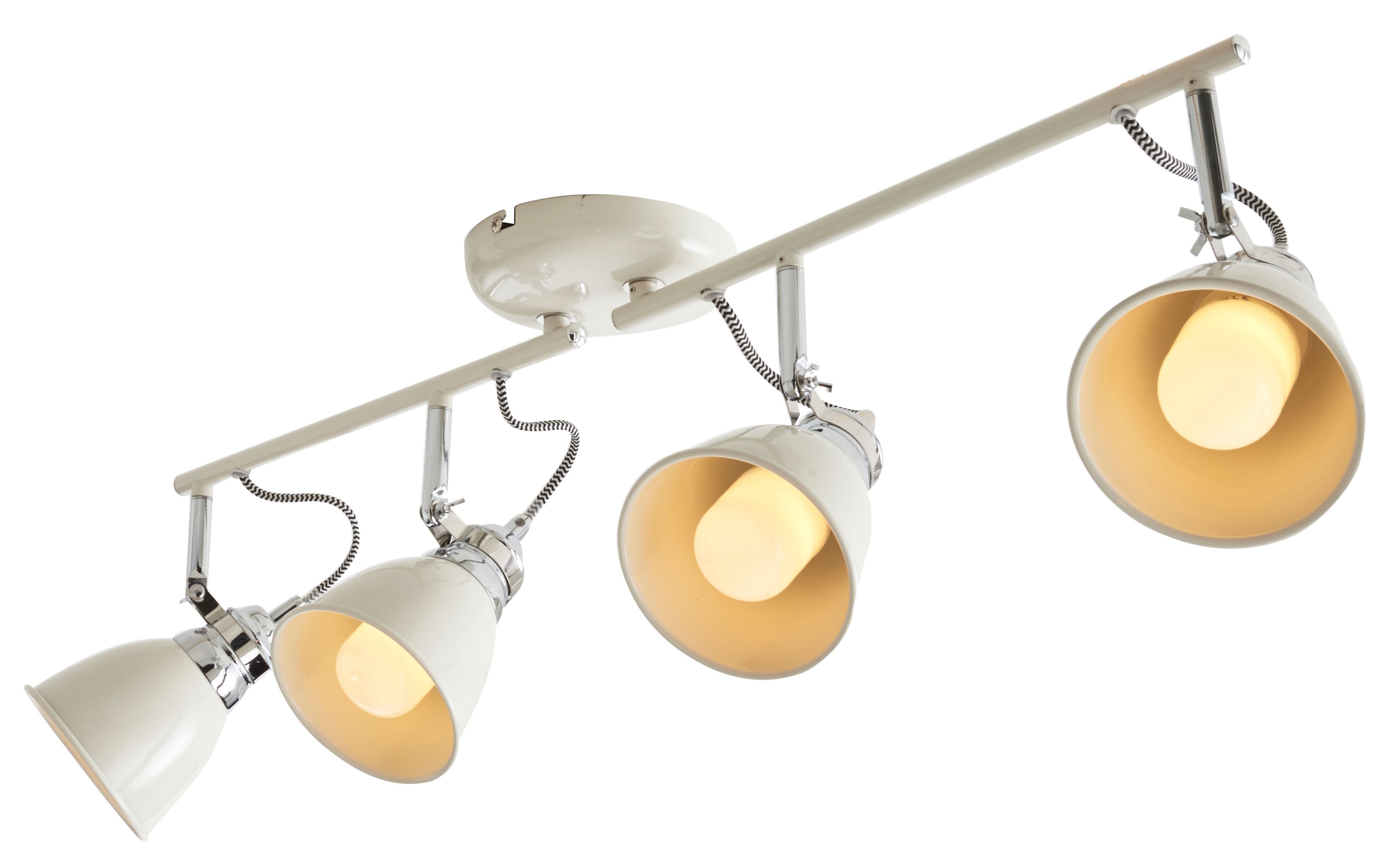 Hippolyta Gloss Limestone 4 Light Spotlight