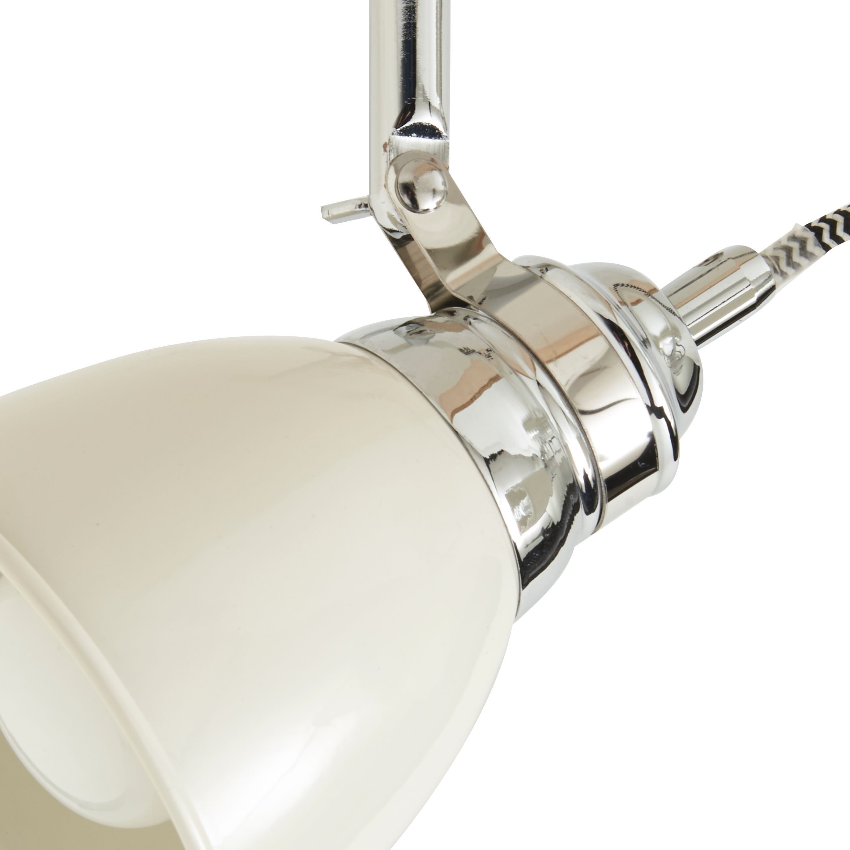 Hippolyta Gloss Limestone 4 Light Spotlight