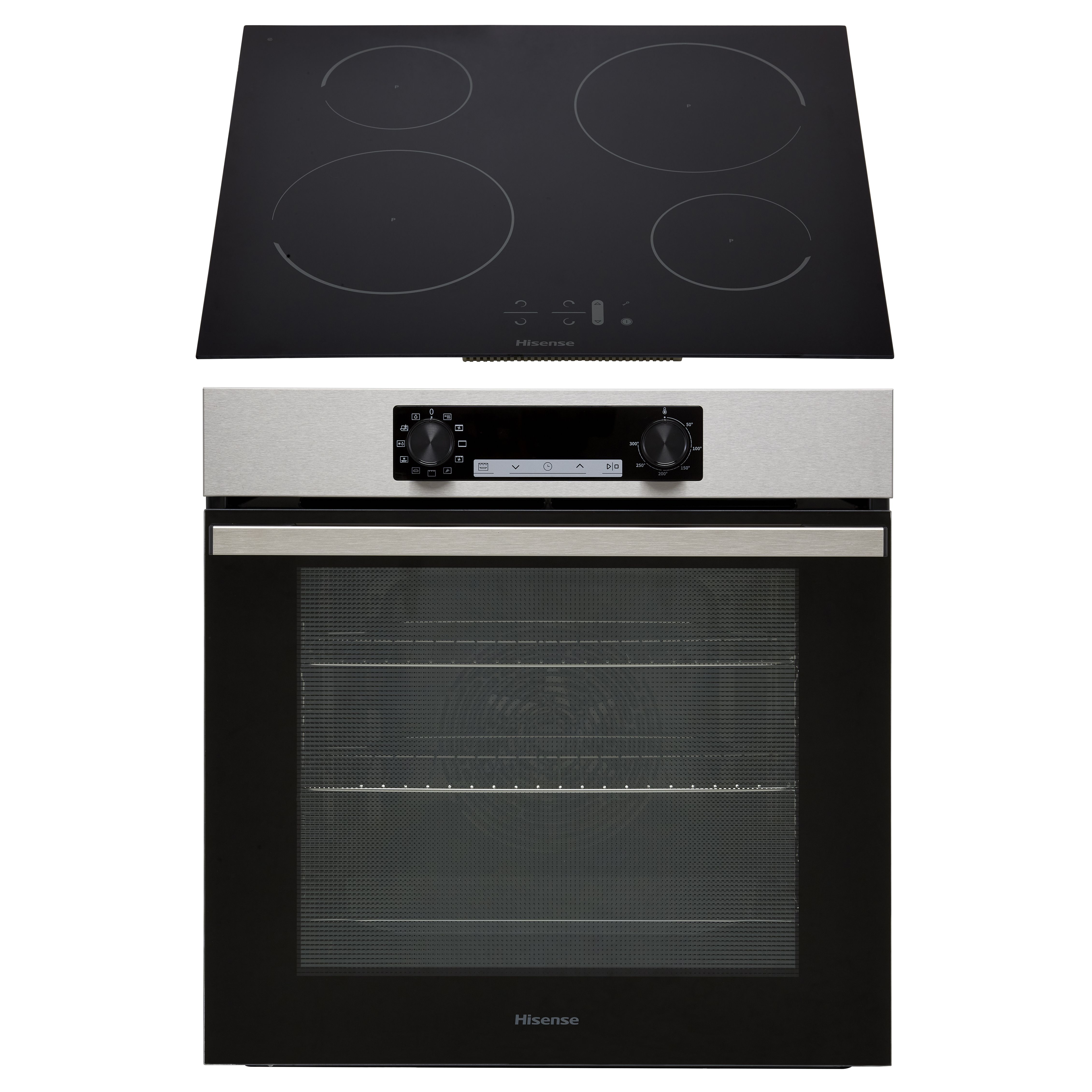 Hisense BI6062IXUK Built-in Single Oven & induction hob pack ...