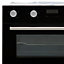 Hisense BI6095CGUK_BK Built-in Double Fan oven & ceramic hob pack - Black