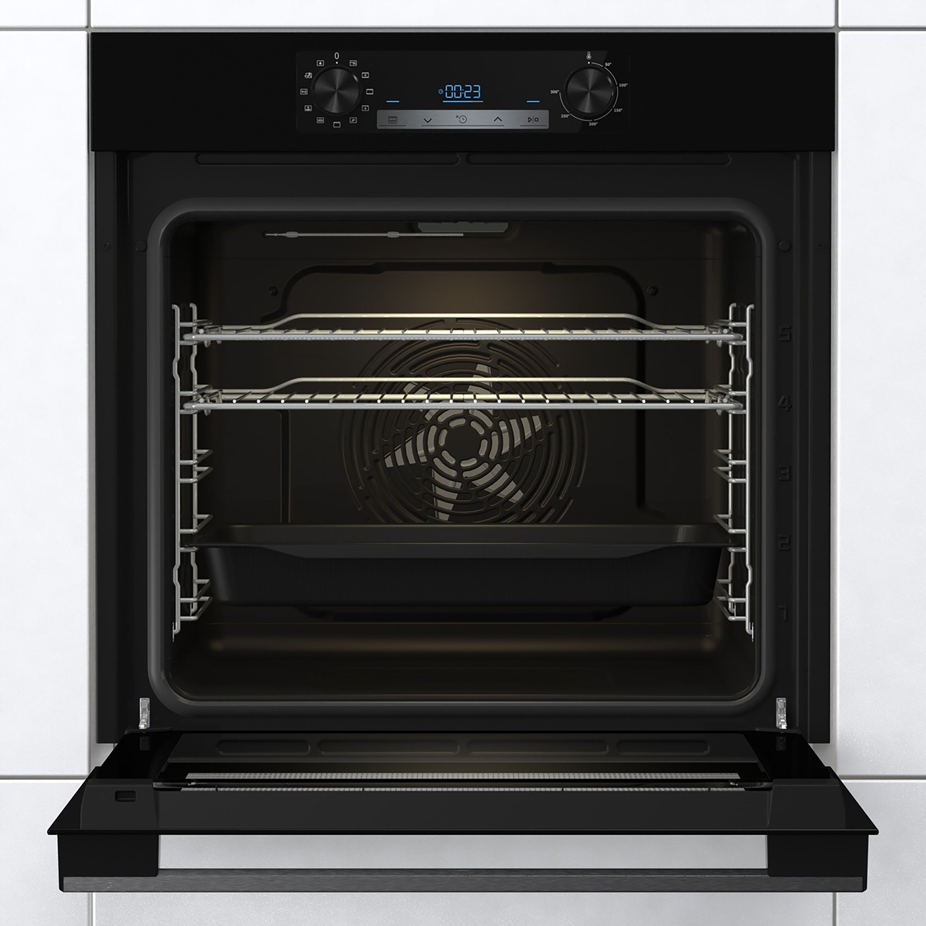 Hisense BI62212ABUK_BK Built-in Single Multifunction Oven - Black 