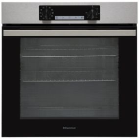 Hisense BI62212AXUK Built-in Single Multifunction Oven - Stainless steel effect