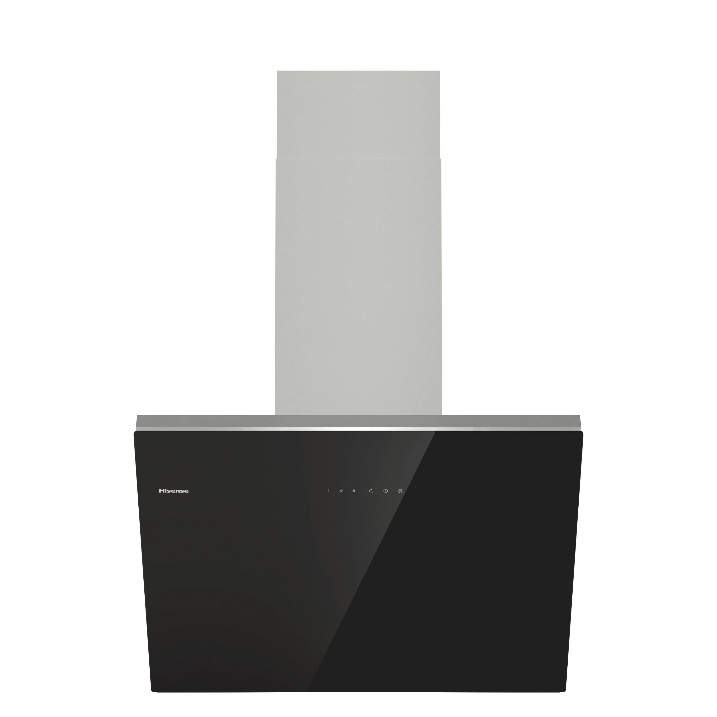 Hisense CH6IN14BXBUK Stainless steel Chimney Cooker hood (W)60cm - Jet black