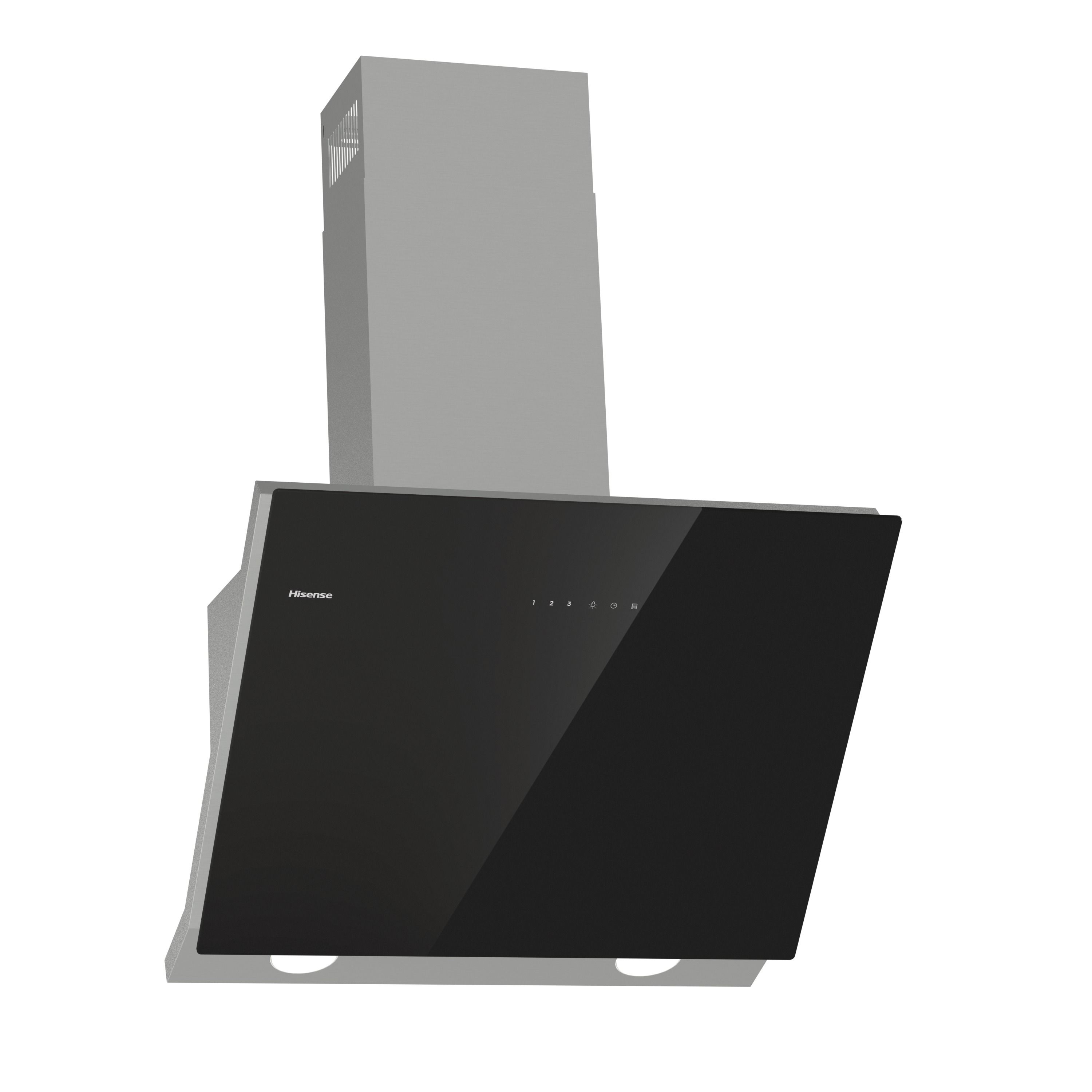 Hisense CH6IN14BXBUK Stainless steel Chimney Cooker hood (W)60cm - Jet black