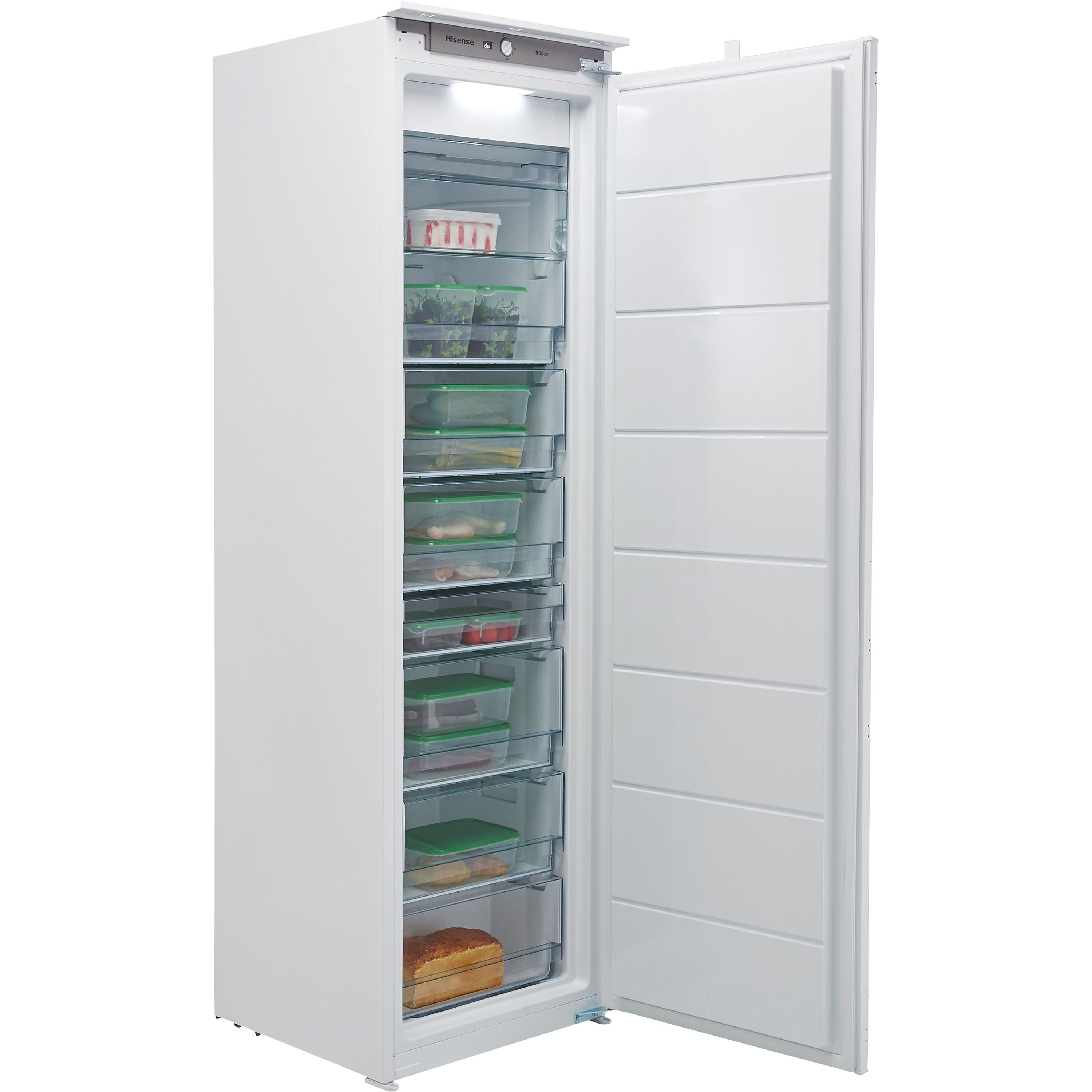 Hisense FIV276N4AW1 Integrated Manual defrost Freezer - Gloss white