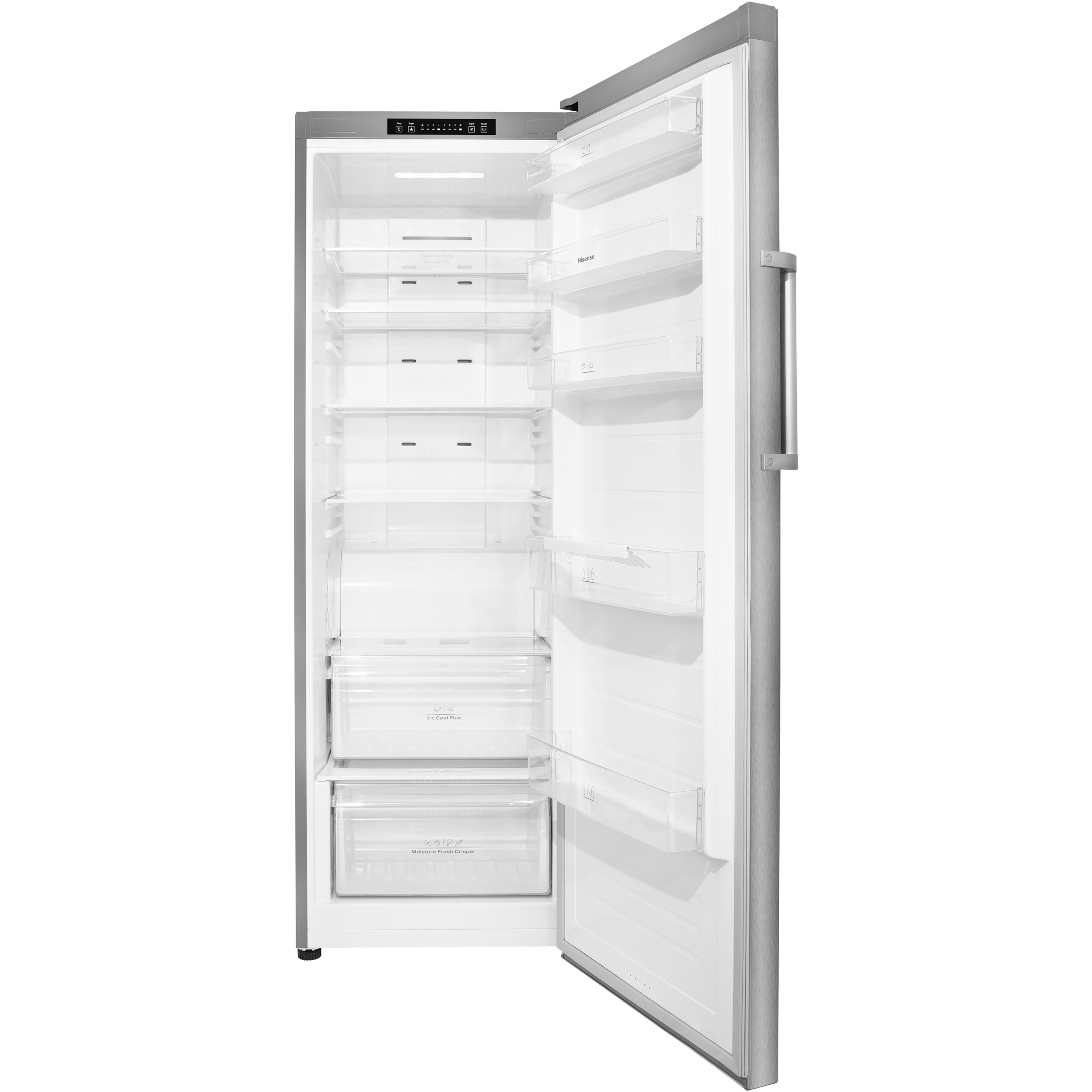 Hisense Freestanding Fridge - Stainless steel effect