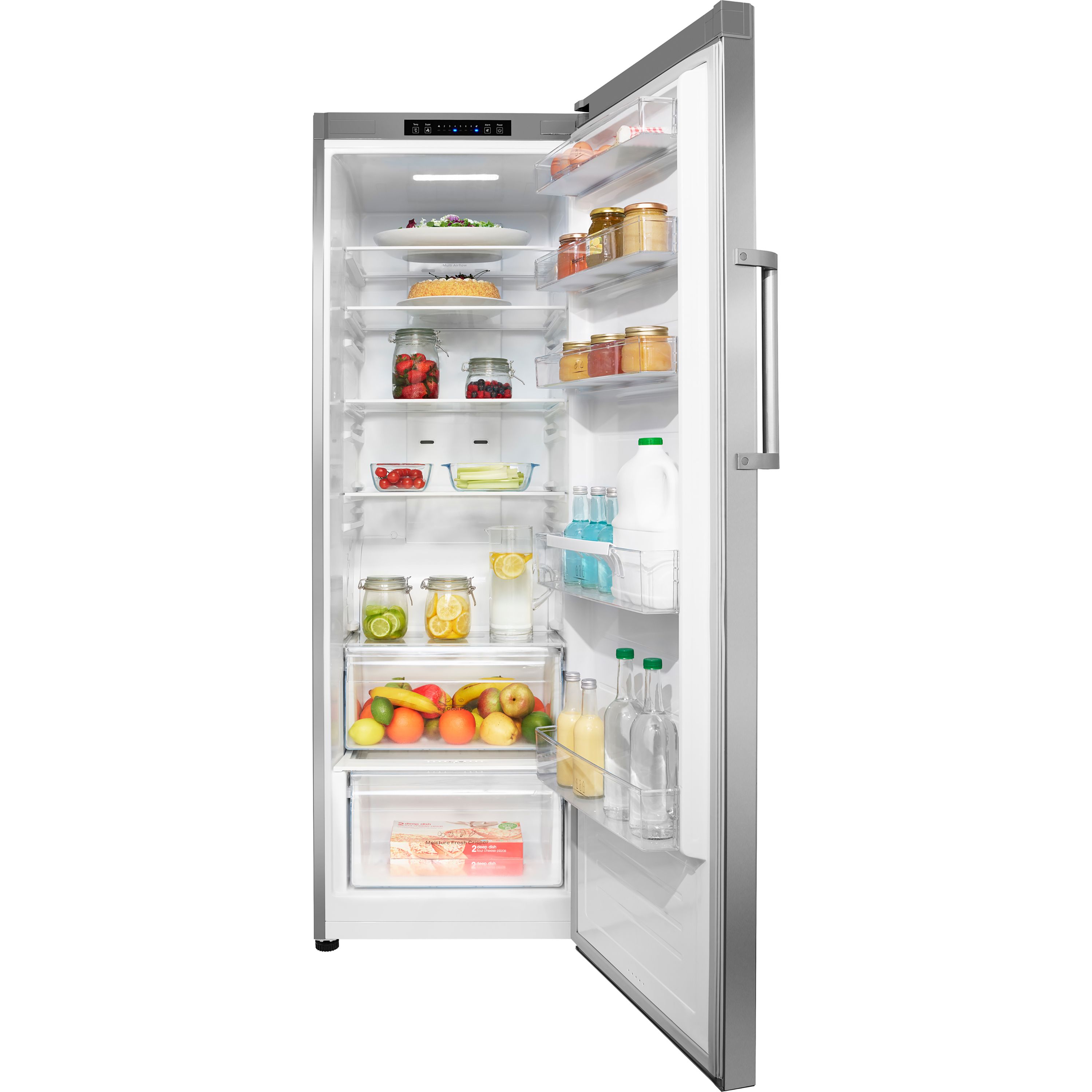 Hisense Freestanding Fridge - Stainless steel effect