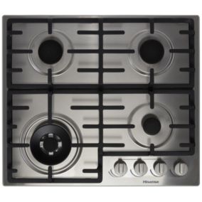 SR264XGH2_SS, Smeg Gas Hob, 4 Burners