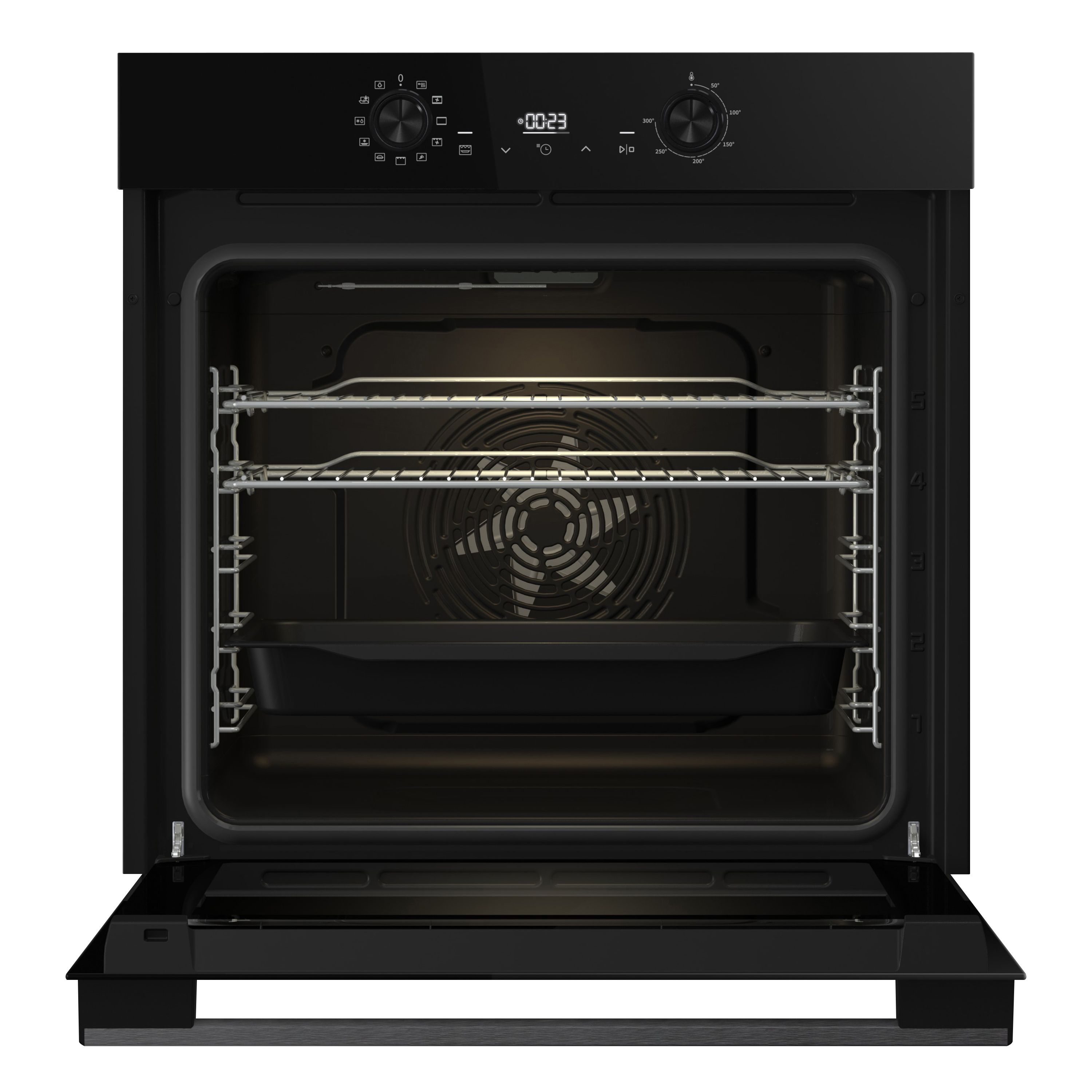 Hisense Hi2 BI622ABPGUK Built-in Single Fan Electric Oven - Black