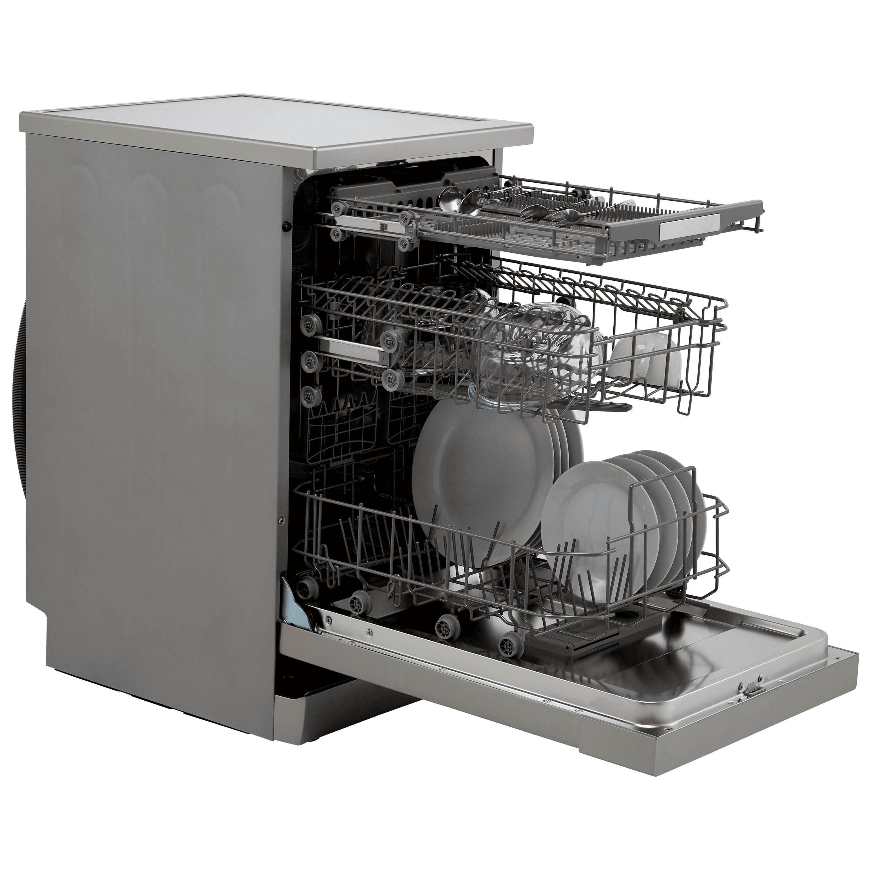 Hisense HS520E40XUK Freestanding Slimline Dishwasher DIY at B Q