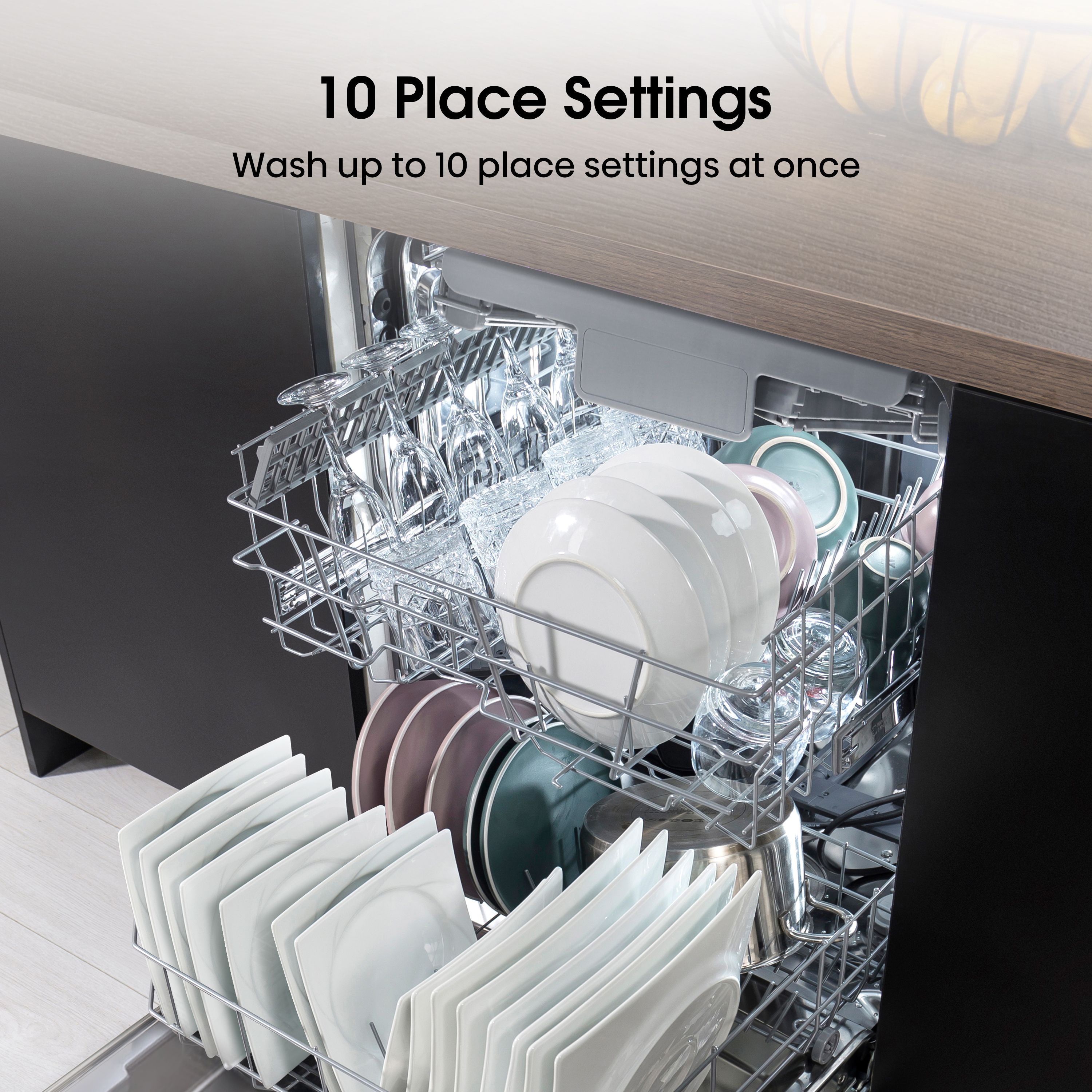 Hisense HV523E15UK_BK Integrated Slimline Dishwasher