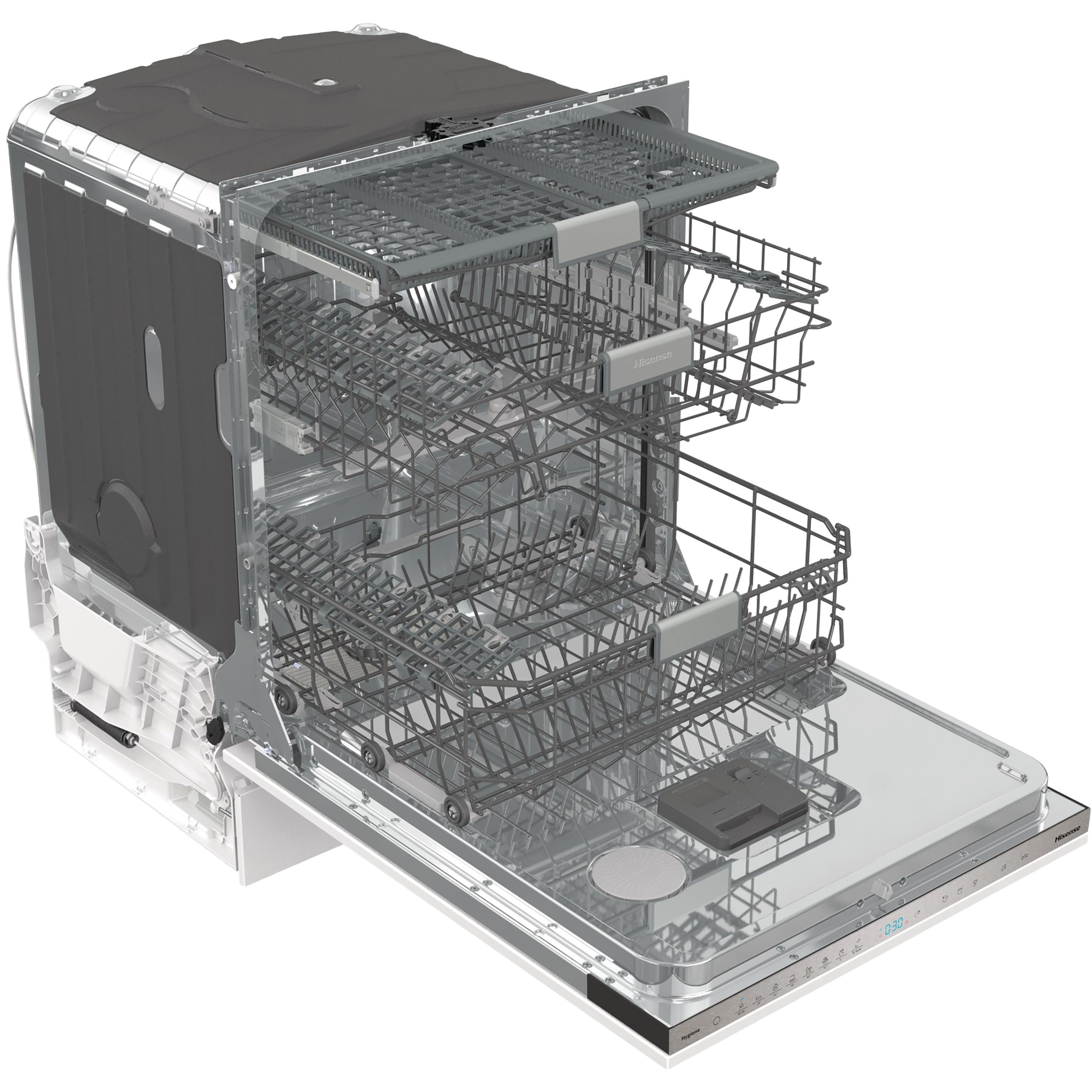 Black hisense store dishwasher