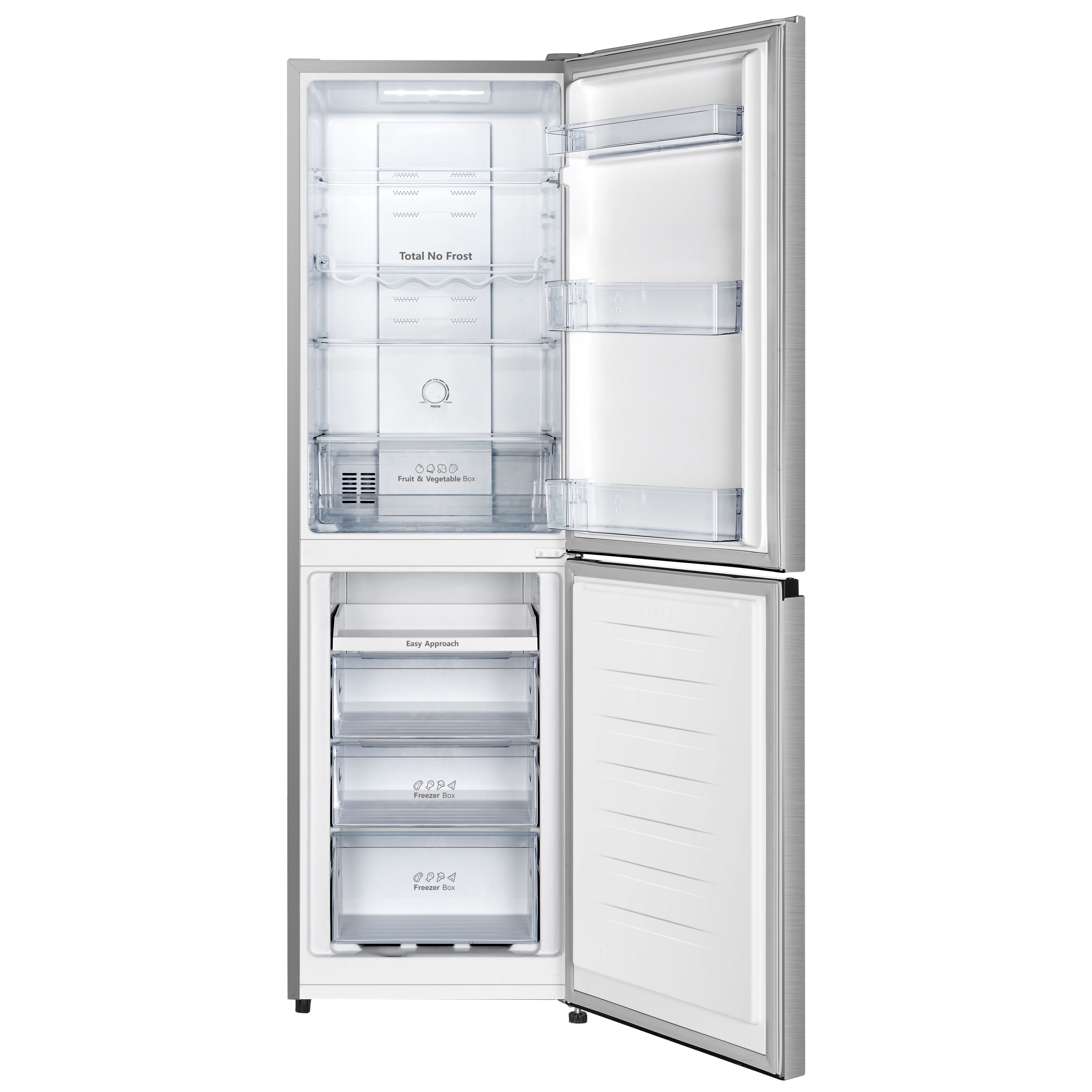 Hisense RB327N4BCE_SS 50:50 Classic Freestanding Frost free Fridge ...