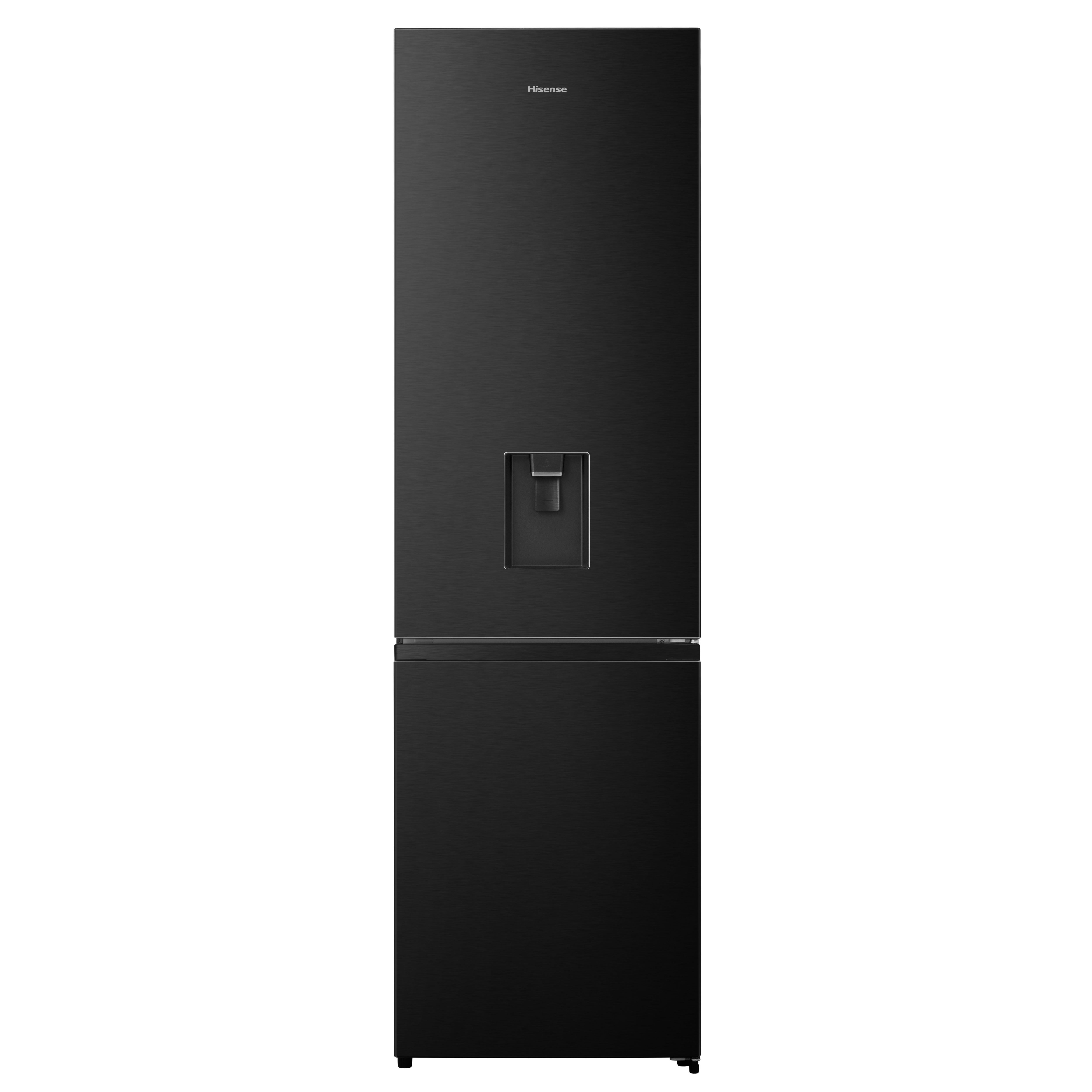 Hisense RB435N4WFE_SSB 60:40 Contemporary Freestanding Frost free Fridge freezer - Black