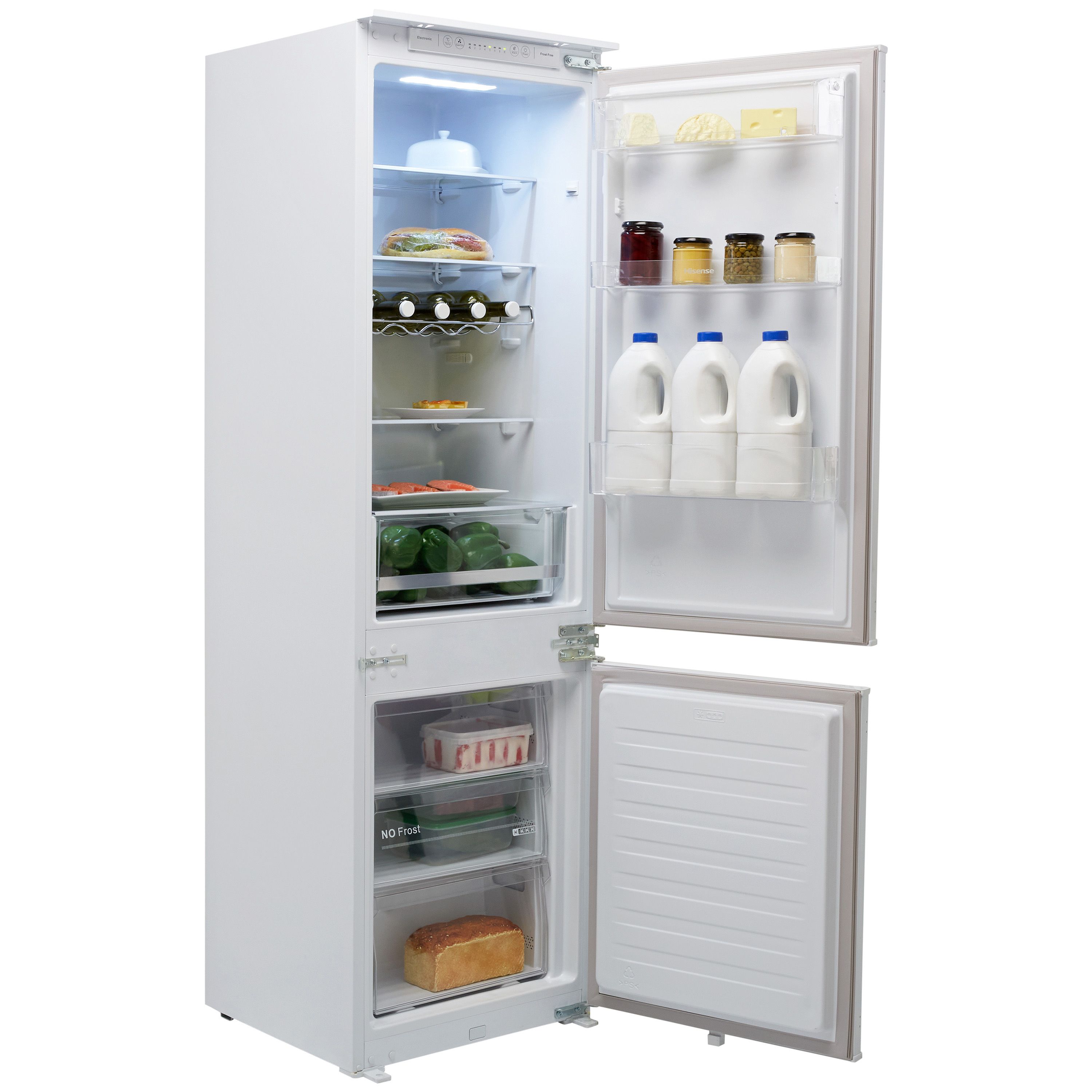 Hisense rib291f4awf deals integrated fridge freezer