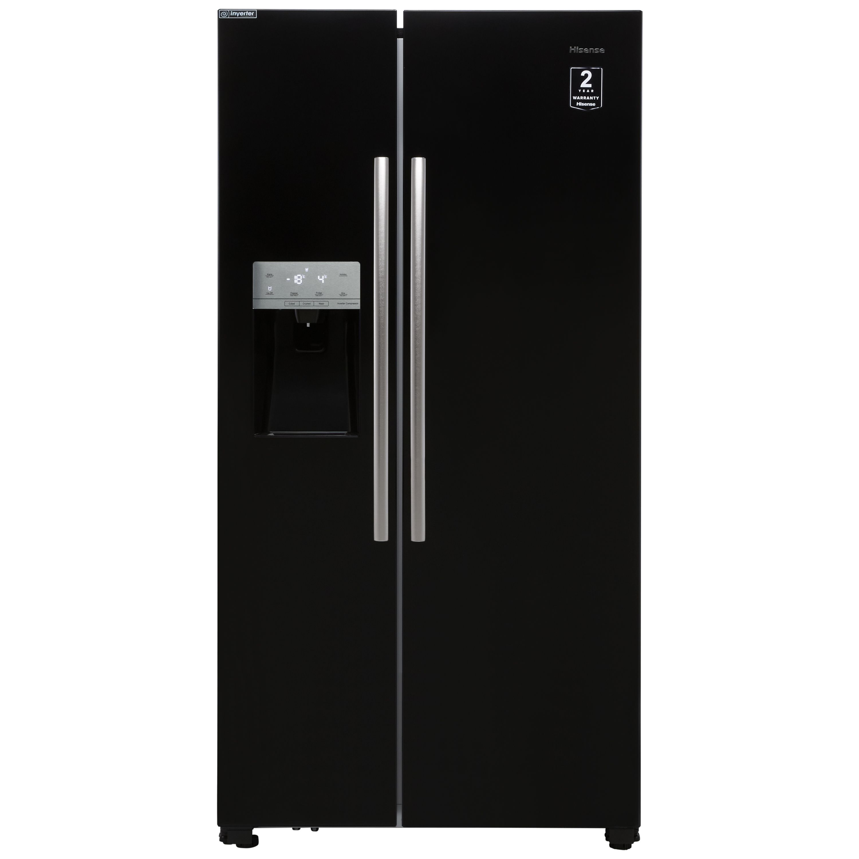 Hisense black deals fridge freezer