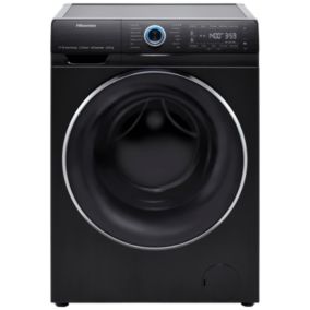 Hisense WDQR1014EVAJMB_BK 10kg/6kg Freestanding Condenser Washer dryer - Black