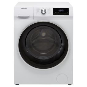 Hisense WFQY9014EVJM White Freestanding 1400rpm Washing machine, 9kg