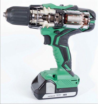 Hitachi cordless drill discount dv18dgl