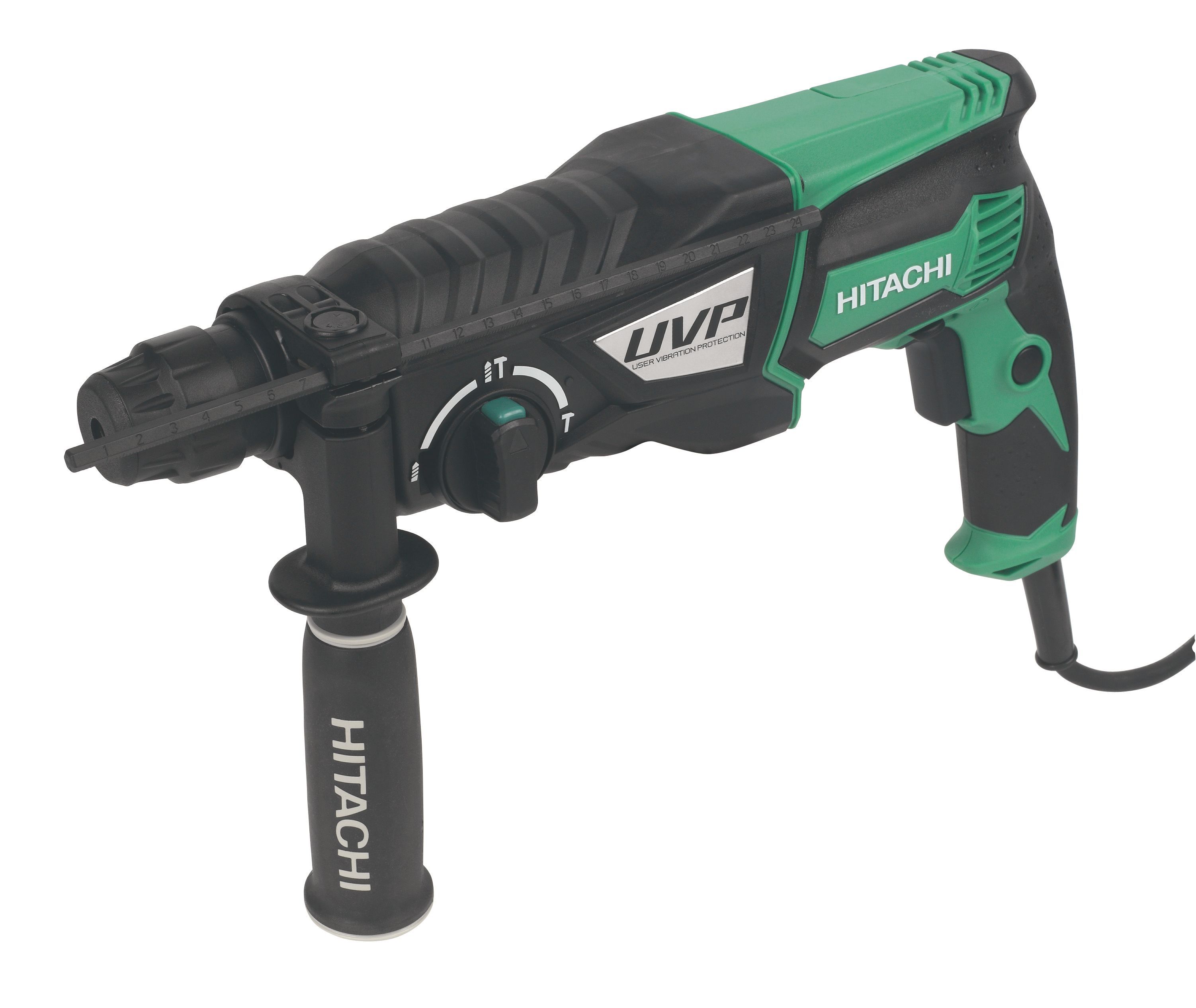 Hitachi 850W 230V Corded SDS drill DH28PX J1 DIY at B Q