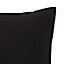 Hiva Plain Black Cushion (L)45cm x (W)45cm