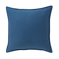 Hiva Plain Dark blue Cushion (L)60cm x (W)60cm