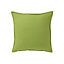 Hiva Plain Green Cushion (L)45cm x (W)45cm