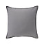 Hiva Plain Grey Cushion (L)45cm x (W)45cm