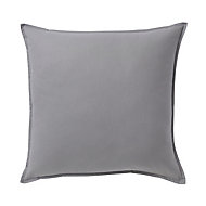 Hiva Plain Grey Cushion (L)60cm x (W)60cm