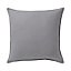 Hiva Plain Grey Cushion (L)60cm x (W)60cm