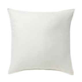 Hiva Plain White Cushion (L)60cm x (W)60cm