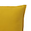 Hiva Plain Yellow Cushion (L)45cm x (W)45cm