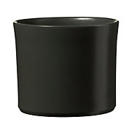 Hoa Dark grey Ceramic Straight edge Plant pot (Dia)41cm