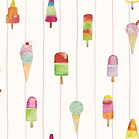 Holden Décor Multicolour Lollipops Smooth Wallpaper