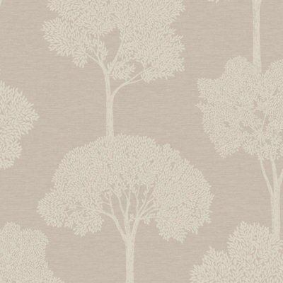 Holden Décor Ambleside Tree Mica effect Embossed Wallpaper