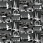 Holden Décor Black & white City scene Smooth Wallpaper Sample