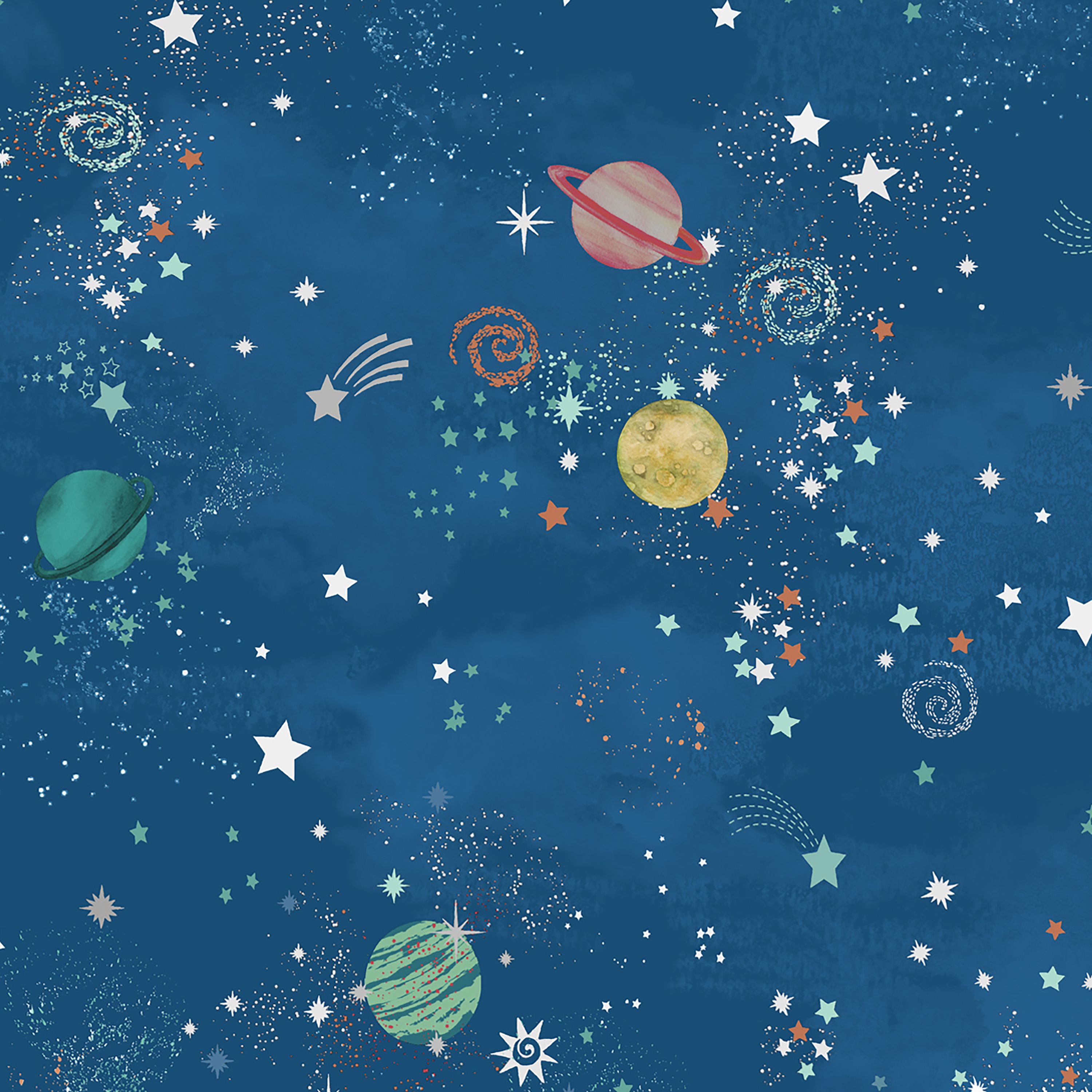 Holden Décor Blue Space Smooth Wallpaper