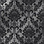 Holden Décor Clara Black Glitter effect Wallpaper