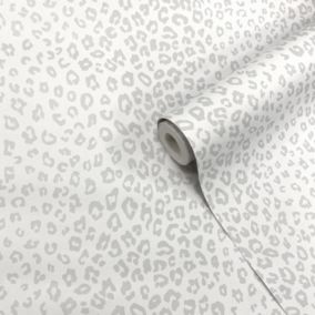 Holden Décor Grey Animal print Smooth Wallpaper