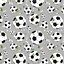 Holden Décor Grey Football Smooth Wallpaper