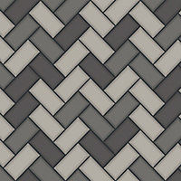 Holden Décor Grey Tile effect Blown Wallpaper